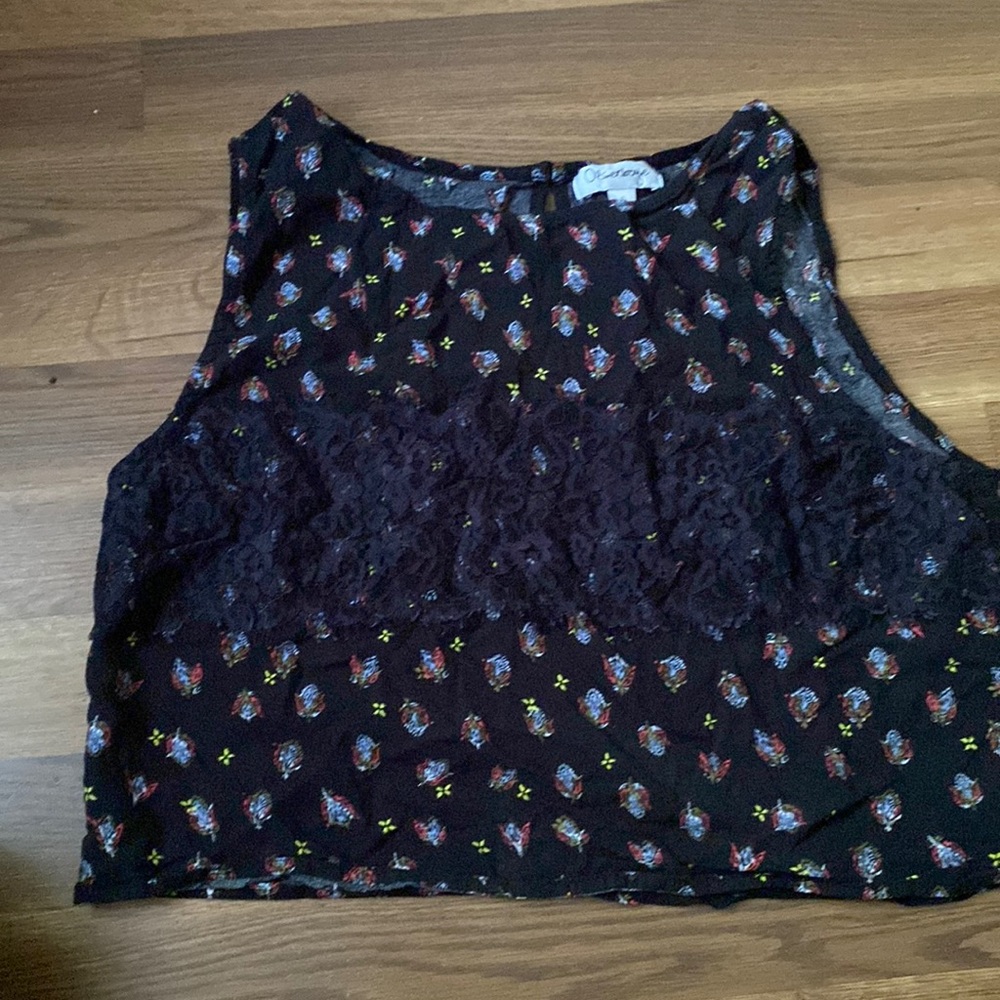 Black floral